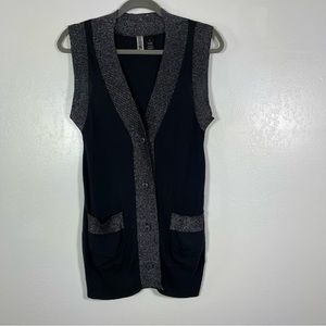 BKE, Sleeveless Long Cardigan. Size Medium. Excellent condition!